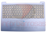 Teclado Lenovo IdeaPad 330S-15IKB Com Top Cover Azul