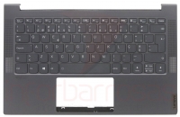 Teclado Lenovo Yoga Slim 7-14ARE05 Black Com Backlight Com Top Cover Gray