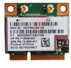 Placa de Rede Wi-Fi 4 Bluetooth N27204 802.11a/b/g/n REFURBISHED