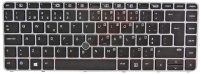 Teclado HP EliteBook 840 G4 Siver Frame Com TrackPad Sem Backlight