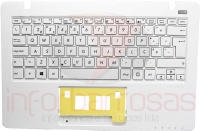 Teclado Asus X200CA Com Top Cover BRANCO