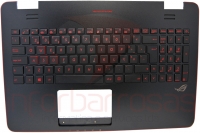 Teclado Asus N551JM N551JW G551JM G551JW Com Topcover Black