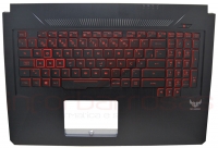 Teclado Asus FX705DY Com Top Cover e Backlight BLACK