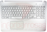 Teclado Sony Vaio SVF1532V2EW Com Topcover