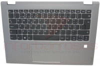 Teclado Lenovo Yoga 520-14IKB Com Topcover Sem BackLight  SILVER