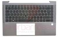 Teclado HP ZBook Firefly 14 G7 com Topcover